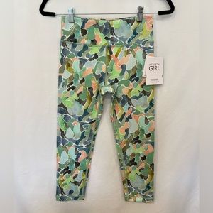 Athleta Girls High Rise Chit Chat Capri Size XL/14 NWT